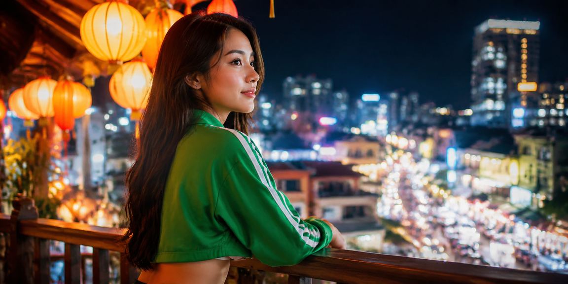 Không khí cá cược sôi động tại chợ đêm Hội An với đèn lồng lung linh về đêm